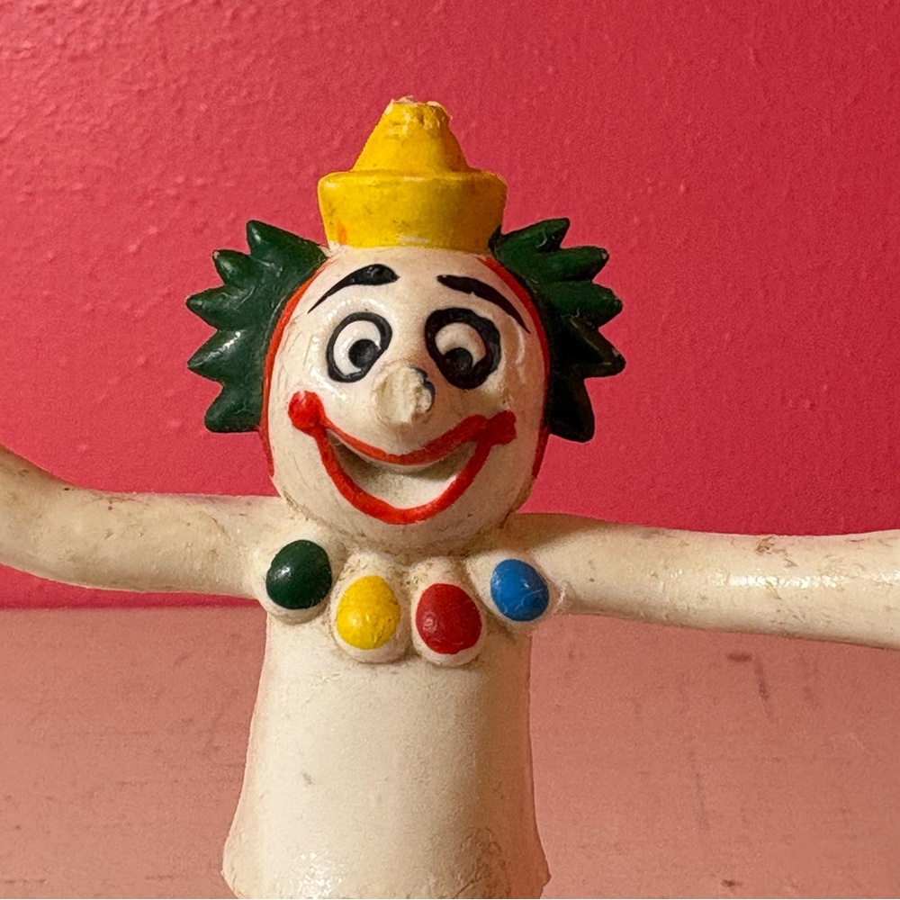 Vintage * Jack in the Box Clown Action Figure Toy Retro 1973 Imperial Bendy Kids